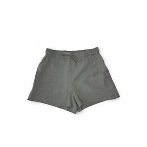 Kersh Women's Pull On Shorts Size L Sage Green Rayon Blend Drawstring Casual